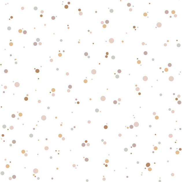 Dekornik DEKO.TAP.244 Simple Dots Minimini Cinnamon Powder Pink - tapeta w kolorowe kropki