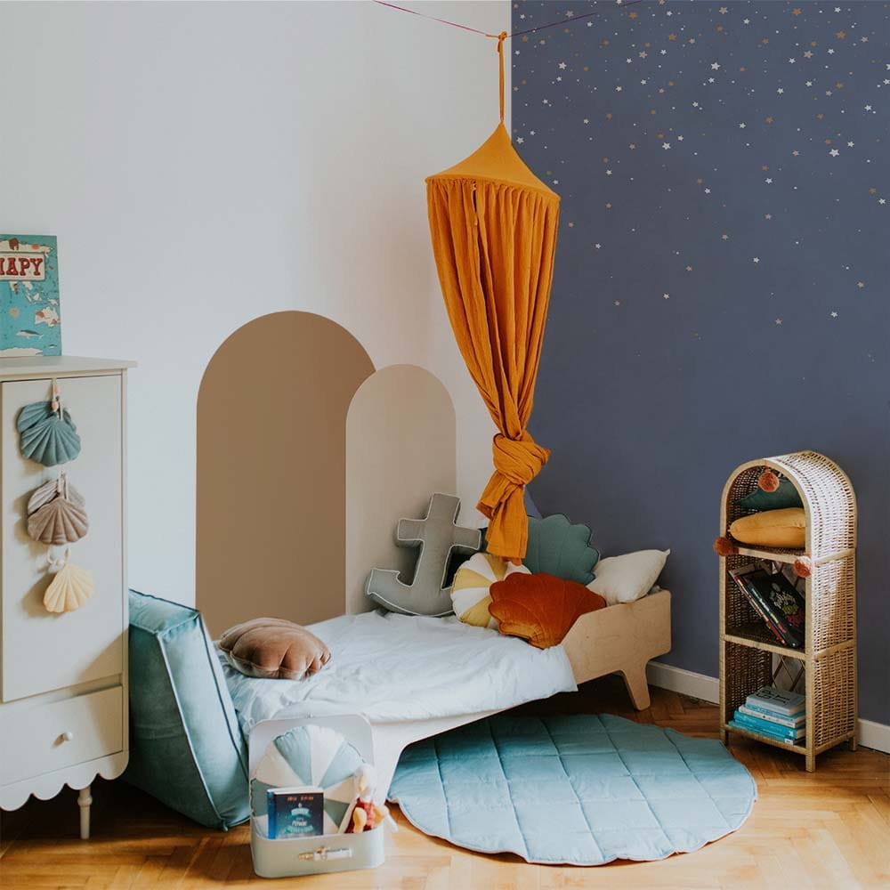 Dekornik DEKO.TAP.246 Simple Stars From The Sky Blue - tapeta niebo