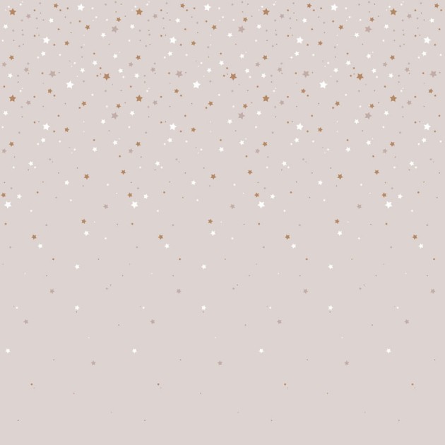 Dekornik DEKO.TAP.247 Simple Stars From The Sky Powder Pink - tapeta niebo