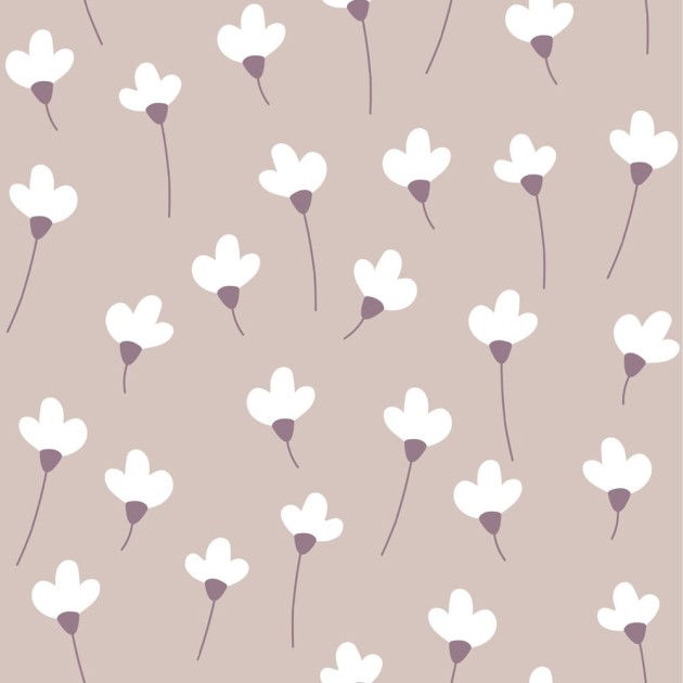 Dekornik DEKO.TAP.253 Simple Daisies on Powder Pink - tapeta w stokrotki