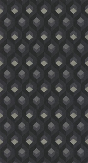 Tapeta Casadeco Helsinki HELS 8205 95 11 Hexacube Noir