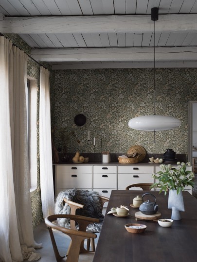 Boras Tapeter 3969 Essens Ang - tapeta w łąkę kwiatów