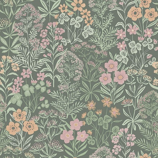 Boras Tapeter 3971 Essens Ang - tapeta w łąkę kwiatów