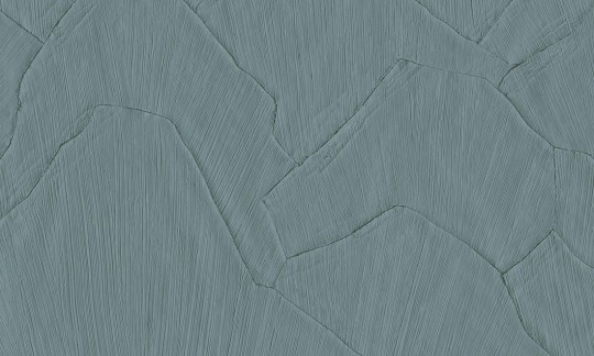 Arte 42500 Sculptura Shards Petrol - tapeta geometryczna imitująca tynk