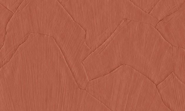Arte 42508 Sculptura Shards Brick Red - tapeta geometryczna imitująca tynk
