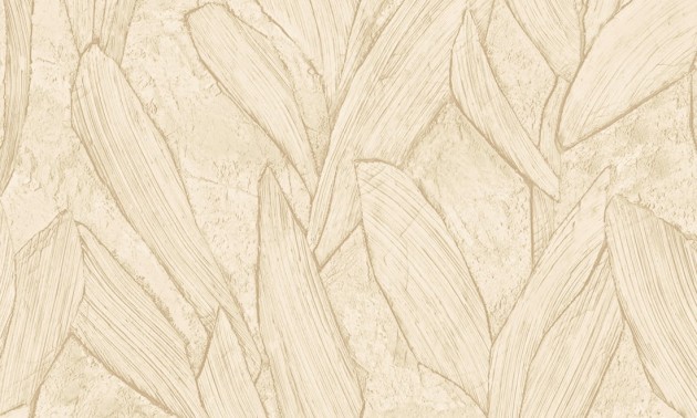 Arte 42529 Sculptura Piante Abalone - tapeta imitująca tynk w liście