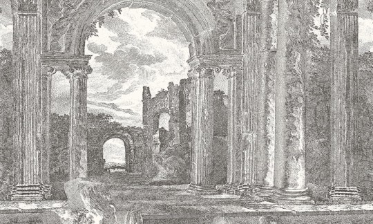Arte 42560 Sculptura Rovine Onyx - mural z panoramą ruin greckich