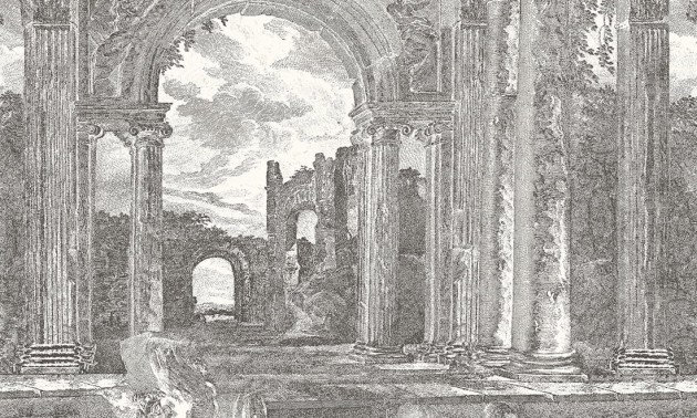 Arte 42560 Sculptura Rovine Onyx - mural z panoramą ruin greckich