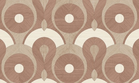 Arte MO4011 Moooi Wallcovering Memento Moooi Queen Cobra Powder - tapeta geometryczna w koła