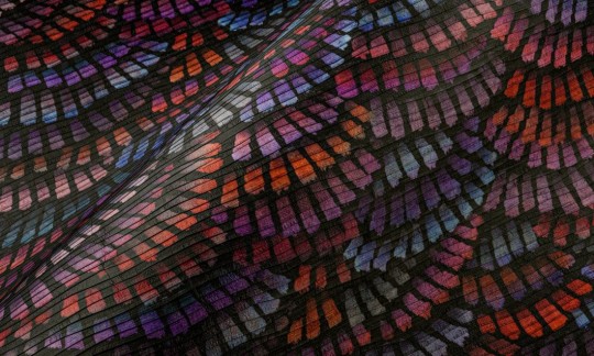 Arte MO4020 Moooi Wallcovering Memento Moooi Dandelion Cranes Heliotrope - tapeta inspirowana żurawiami