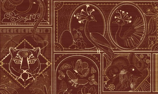 Arte MO4041 Moooi Wallcovering Memento Moooi Golden Tiger Jarrah - tapeta w zwierzęta