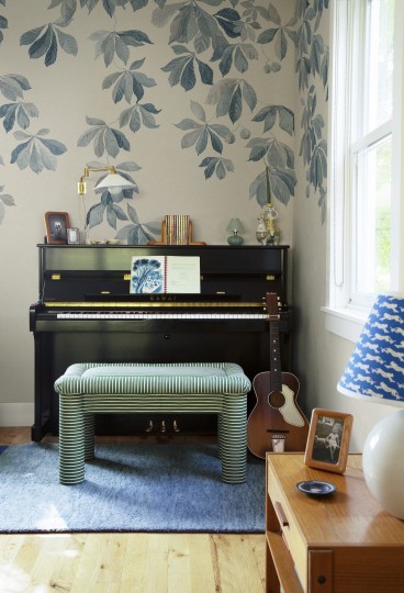 Sandberg S10172 Huset i Solen Kastanjen Soft Blue - mural w gałęzie kasztanowca