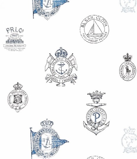 Tapeta Ralph Lauren Signature Papers PRL032/03 Rowthorne Crest - Admiral