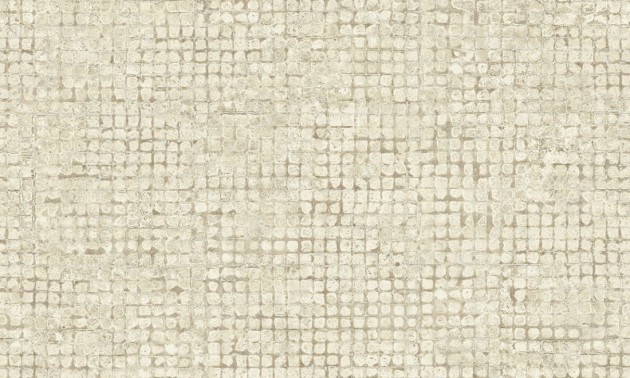 Arte 70512 Les Thermes Mosaico Off-White - tapeta mozaika z metalicznym akcentem