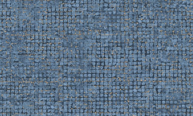 Arte 70516 Les Thermes Mosaico Blue Stone - tapeta mozaika z metalicznym akcentem