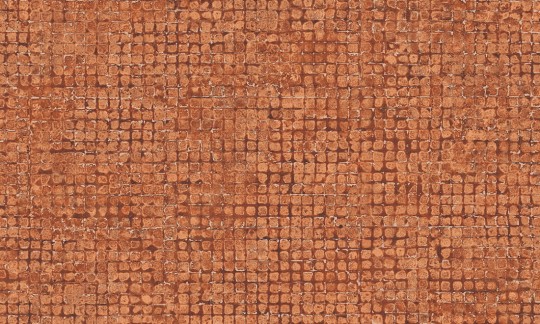 Arte 70517 Les Thermes Mosaico Terracotta - tapeta mozaika z metalicznym akcentem