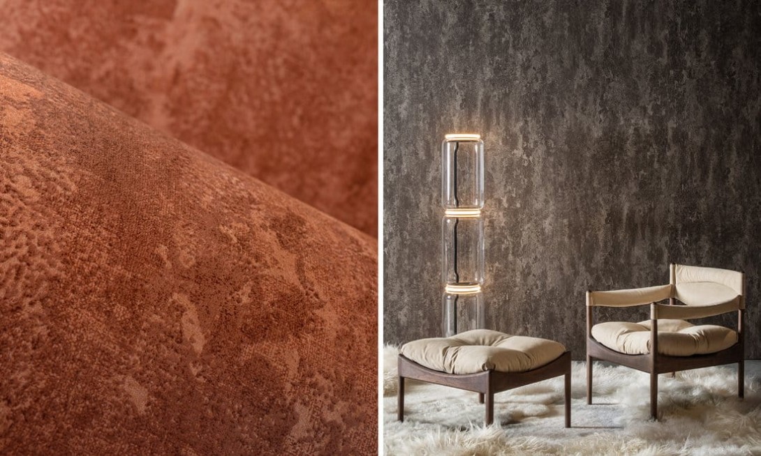 Arte 70534 Les Thermes Stucco Hot Chocolate - tapeta imitująca tynk