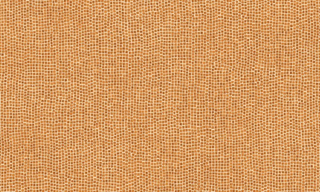 Arte 70553 Les Thermes Tessera Bronze - tapeta metaliczna w małe kwadraciki