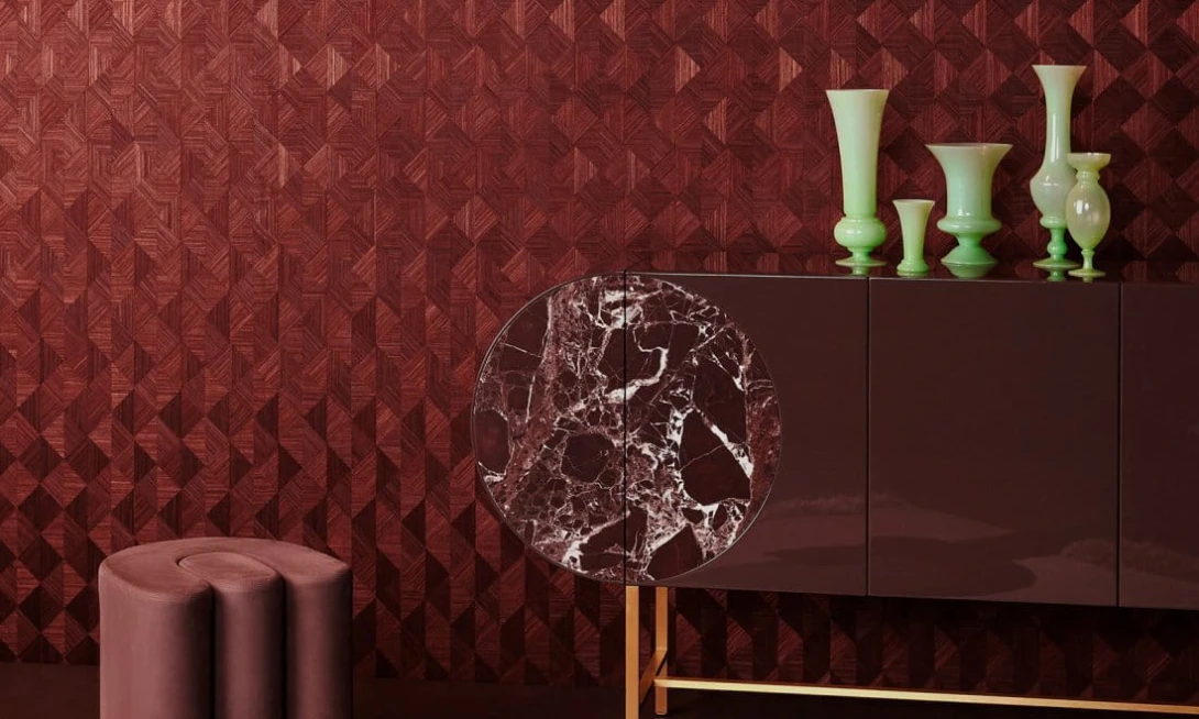 Arte 72763 Marqueterie Optique Sky - tapeta geometryczna 3D