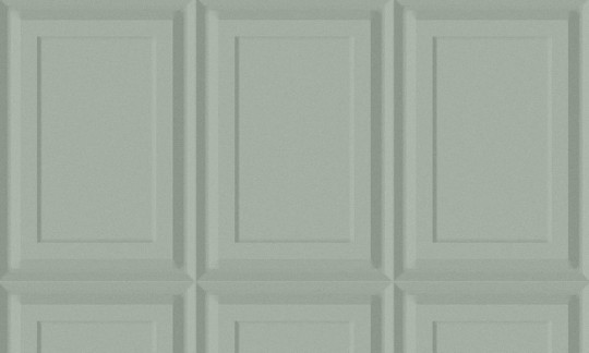 Arte 44012 Objet Cassetta Jadeite - tapeta 3D o wzorze listw kasetonowych