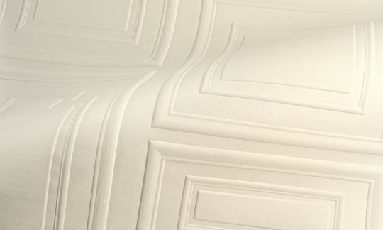 Arte 44022 Objet Manoir Cream - tapeta 3D o wzorze listw dekoracyjnych