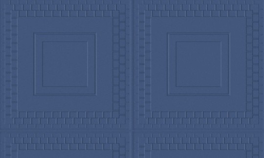 Arte 44030 Objet Pantheon Navy - tapeta 3D o wzorze listw kasetonowych