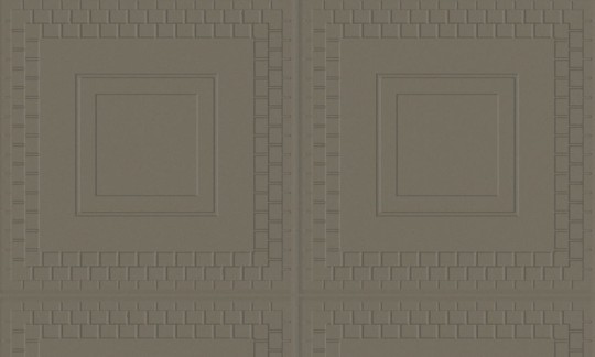 Arte 44033 Objet Pantheon Truffle - tapeta 3D o wzorze listw kasetonowych