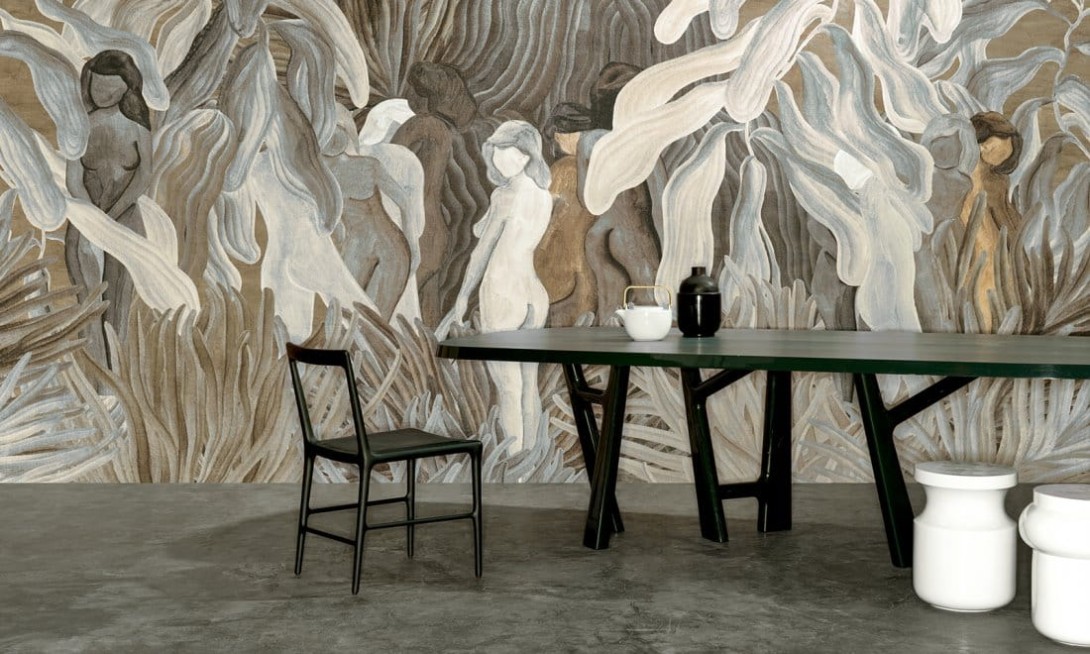 Arte 97721 Decors & Panoramiques Secret Sillhouettes Desert Dust - mural tajemnicze sylwetki