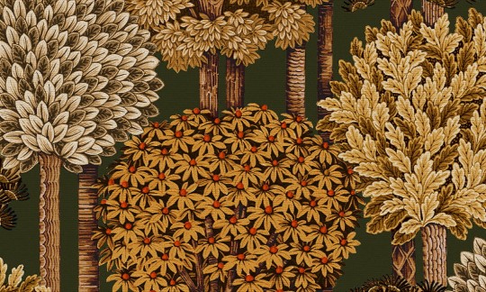 Arte 97702 Decors & Panoramiques Mont Royal Green Golds - mural egzotyczny
