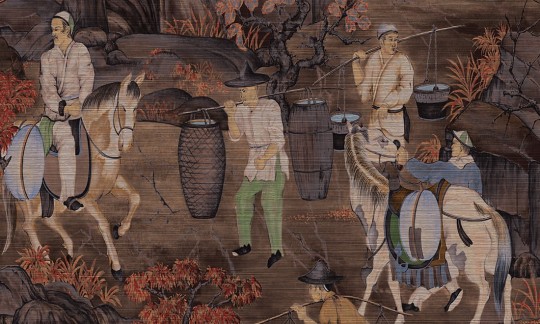Arte 97691 Decors & Panoramiques Toile de Tibet Rust - mural z krajobrazem Tybetu