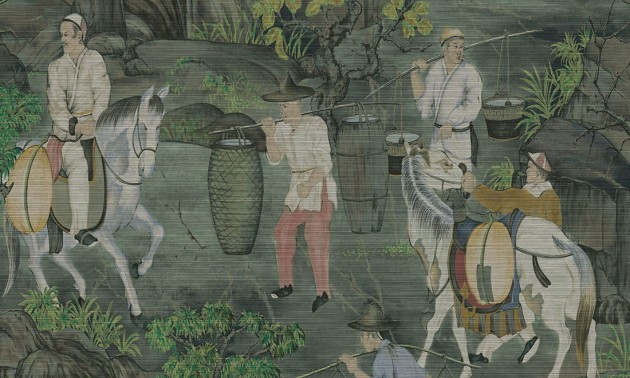 Arte 97692 Decors & Panoramiques Toile de Tibet Moss - mural z krajobrazem Tybetu