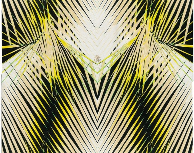 Roberto Cavalli RC17002 No.6 - tapeta w liście
