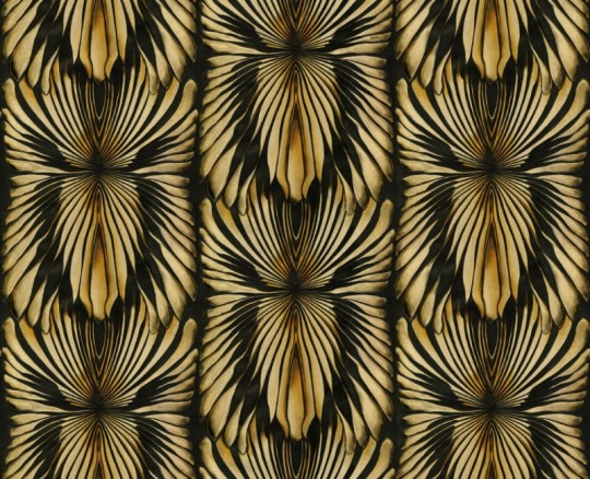 Roberto Cavalli RC19001 No.8 Gold Foil Base - tapeta w nowoczesne pasy