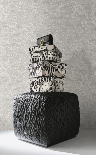 Roberto Cavalli RC19035 No.8 - tapeta ze skórzaną fakturą