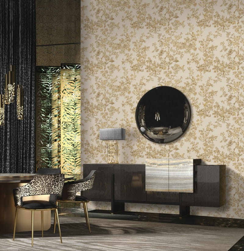 Roberto Cavalli RC19044 No.8 - tapeta w kwiaty