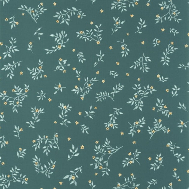 Caselio 103647127 Danae Callisto Vert Opaline Curry - tapeta w kwiatki