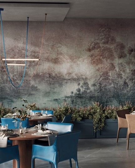 Wonderwall 35 0493 00 Terre - mural las i jezioro