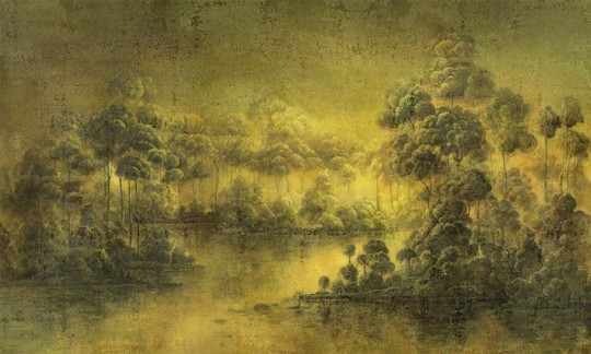 Wonderwall 35 0493 01 Terre - mural las i jezioro