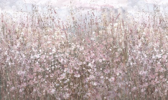 Wonderwall 35 0539 05 Spray - mural z motywem łąki w akwarelowym wydaniu