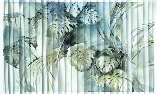 Wonderwall 35 0709 08 Monstera - mural liście monstery