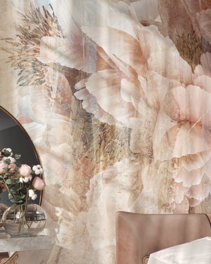 Wonderwall 35 0708 02 Celine - mural w kwiaty