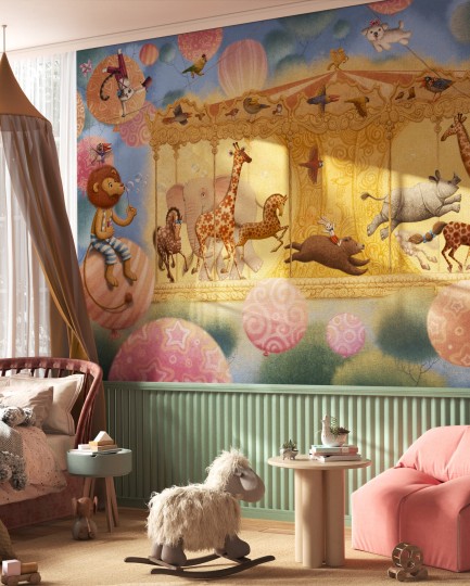 Wonderwall 35 0845 01 Bonbon - mural cyrk