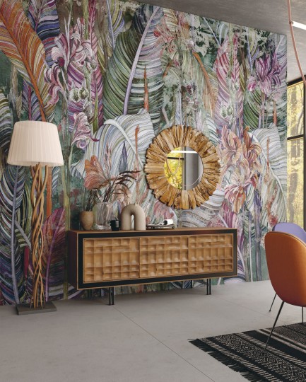 Wonderwall 35 0701 07 Canna - mural liście