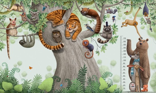 Wonderwall 35 0844 01 Palomino - mural zwierzęta