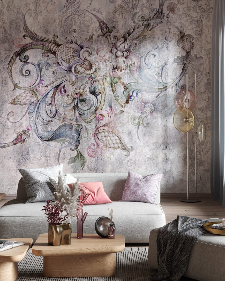 Wonderwall 35 0489 07 Morris - mural geometryczny