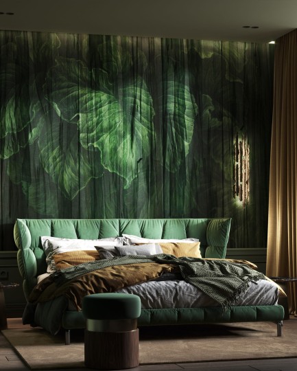 Wonderwall 35 0705 08 Valan - mural liście