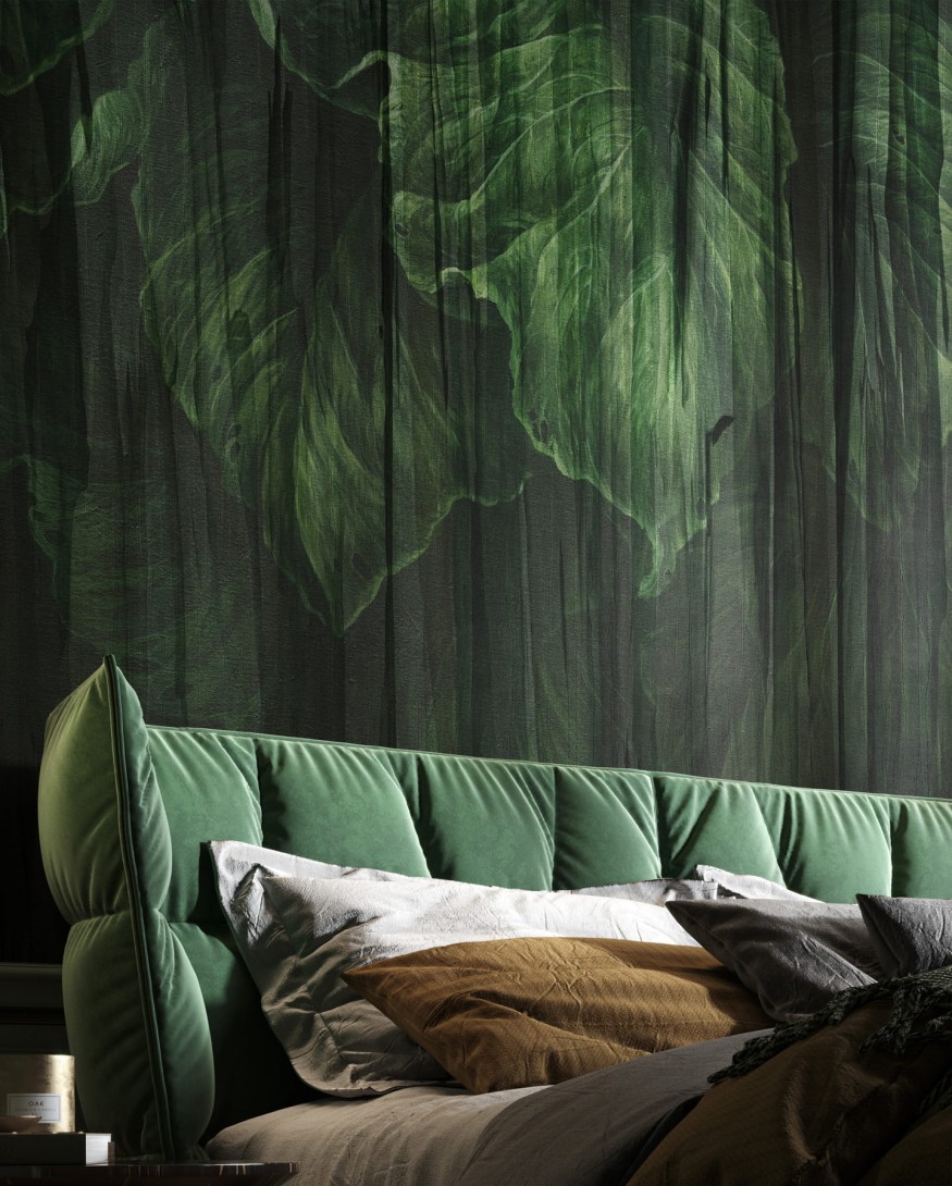 Wonderwall 35 0705 08 Valan - mural liście