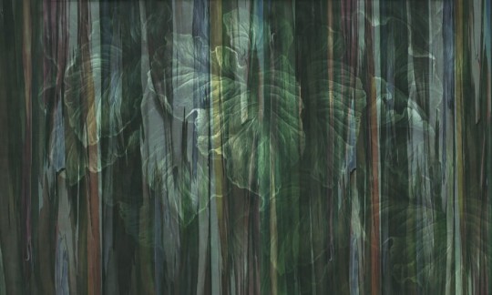 Wonderwall 35 0705 07 Valan - mural liście