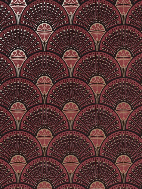 Divine Savages DVS108 Deco Martini Moulin Rouge - tapeta wachlarze art-deco