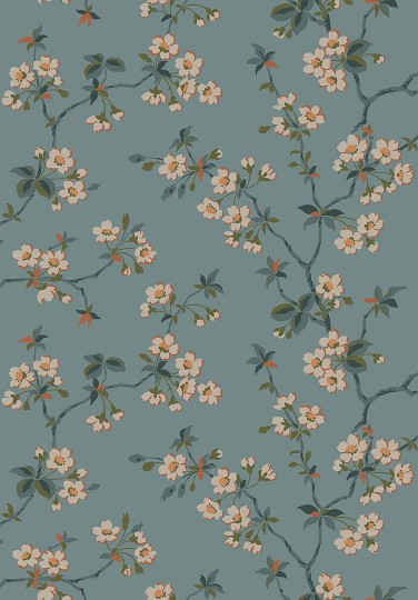 Boras Tapeter 4175 Alla Tiders Hus Tradgardsstaden - tapeta kwitnąca wiśnia